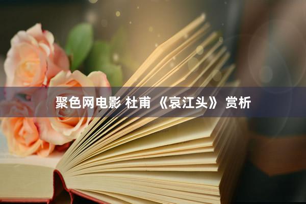 聚色网电影 杜甫 《哀江头》 赏析